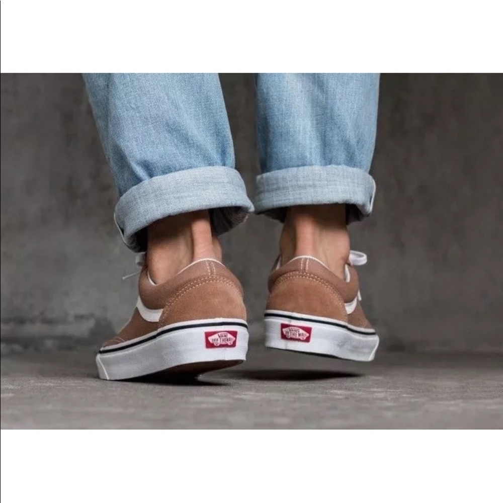 Vans Men’s Old Skool Skate Shoes Tiger’s Eye - Picture 4 of 8